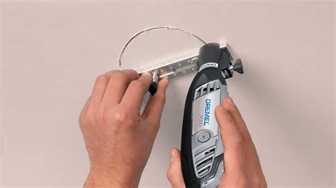 cutting electrical boxes in drywall dremel|drywall Dremel cutting instructions.